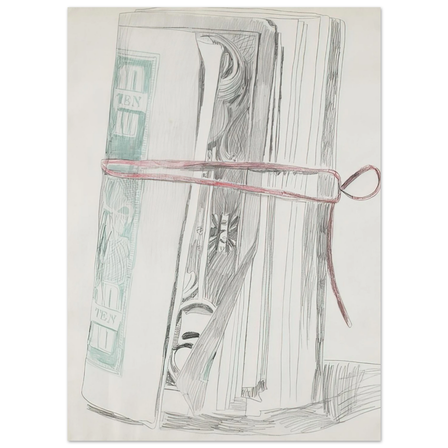 Andy Warhol - Roll of Bills Fine Art Poster