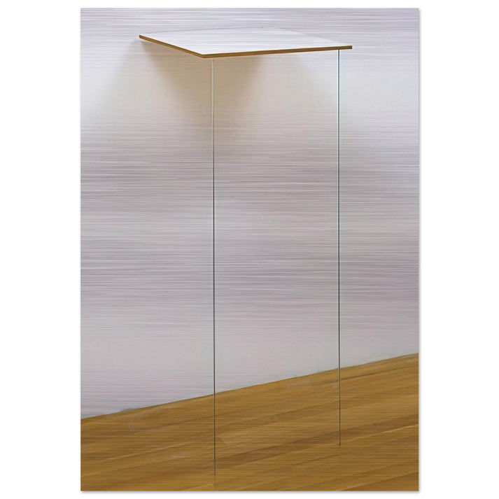 Pace - Robert Ryman Brushed Aluminum Print - 70x100 cm / 28x40 inches | Robert Ryman Aluminum Print | Robert Ryman Prints