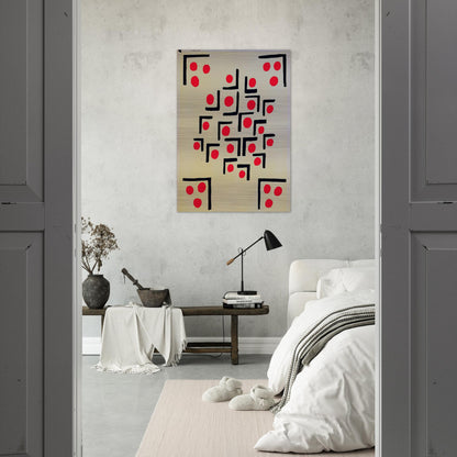 COMPOSITION 29 - Sonia Delaunay Brushed Aluminum Print - 70x100 cm / 28x40 inches | Sonia Delaunay Aluminum Print | Sonia Delaunay Prints