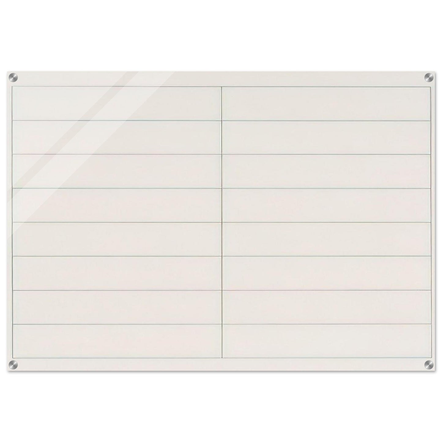 On a clear day, #2 - Agnes Martin Acrylic Print - 70x100 cm / 28x40″ inches