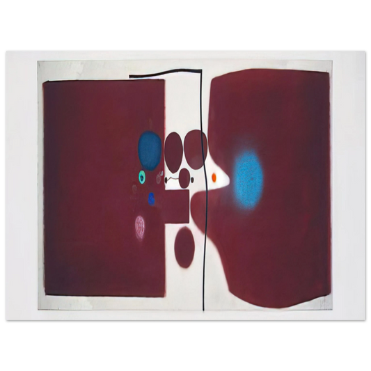 Victor Pasmore - Brown Symphony - 1979  75x100 cm / 30x40inches Fine Art Poster