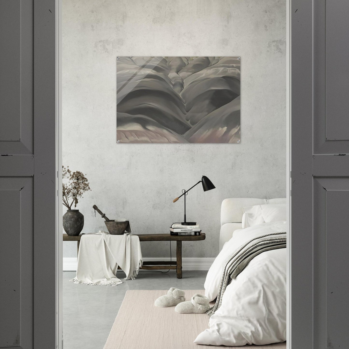Black Place I - Georgia O'Keeffe Acrylic Print - 70x100 cm / 28x40″ inches