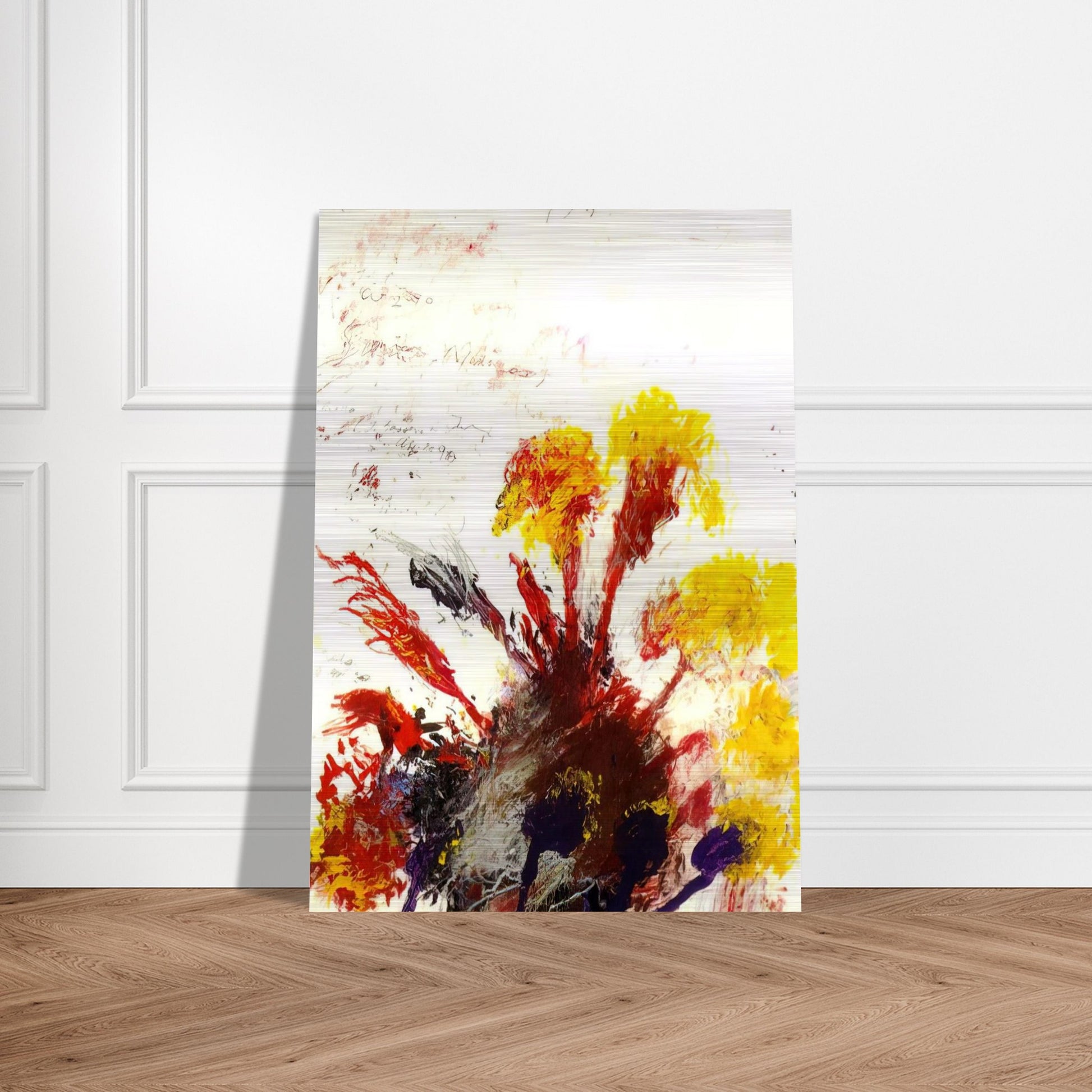 Summer Madness - Cy Twombly Brushed Aluminum Print - 70x100 cm / 28x40 inches | Cy Twombly Aluminum Print | Cy Twombly Prints
