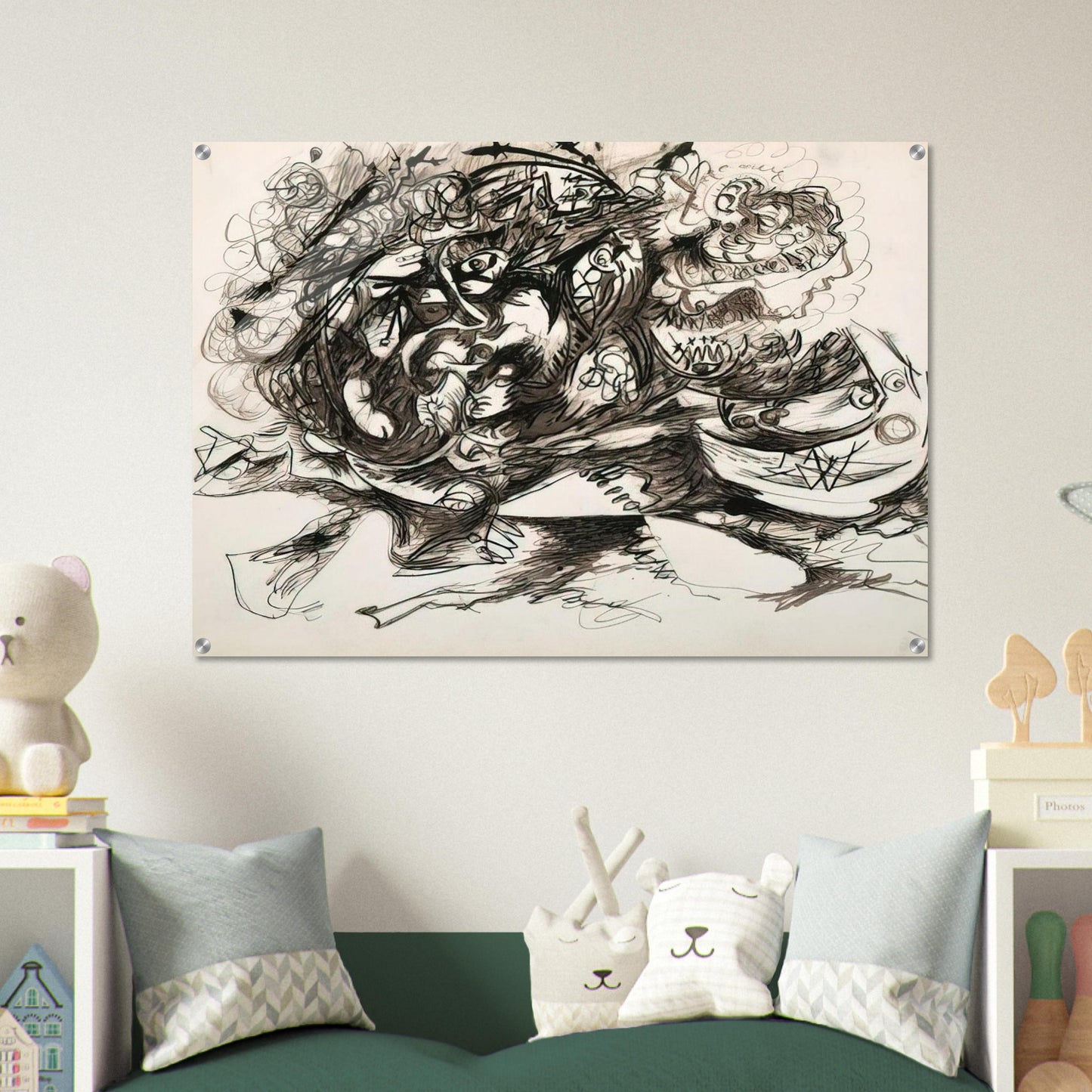 UNTITLED O CONNOR THAW 771 - Jackson Pollock Acrylic Print - 70x100 cm / 28x40″ inches
