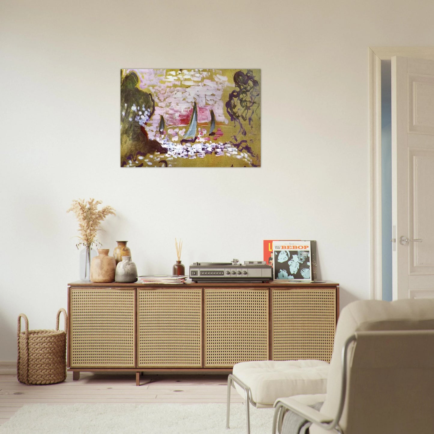 SAILBOATS - Henri Matisse Brushed Aluminum Print - 70x100 cm / 28x40 inches | Henri Matisse Aluminum Print | Henri Matisse Prints