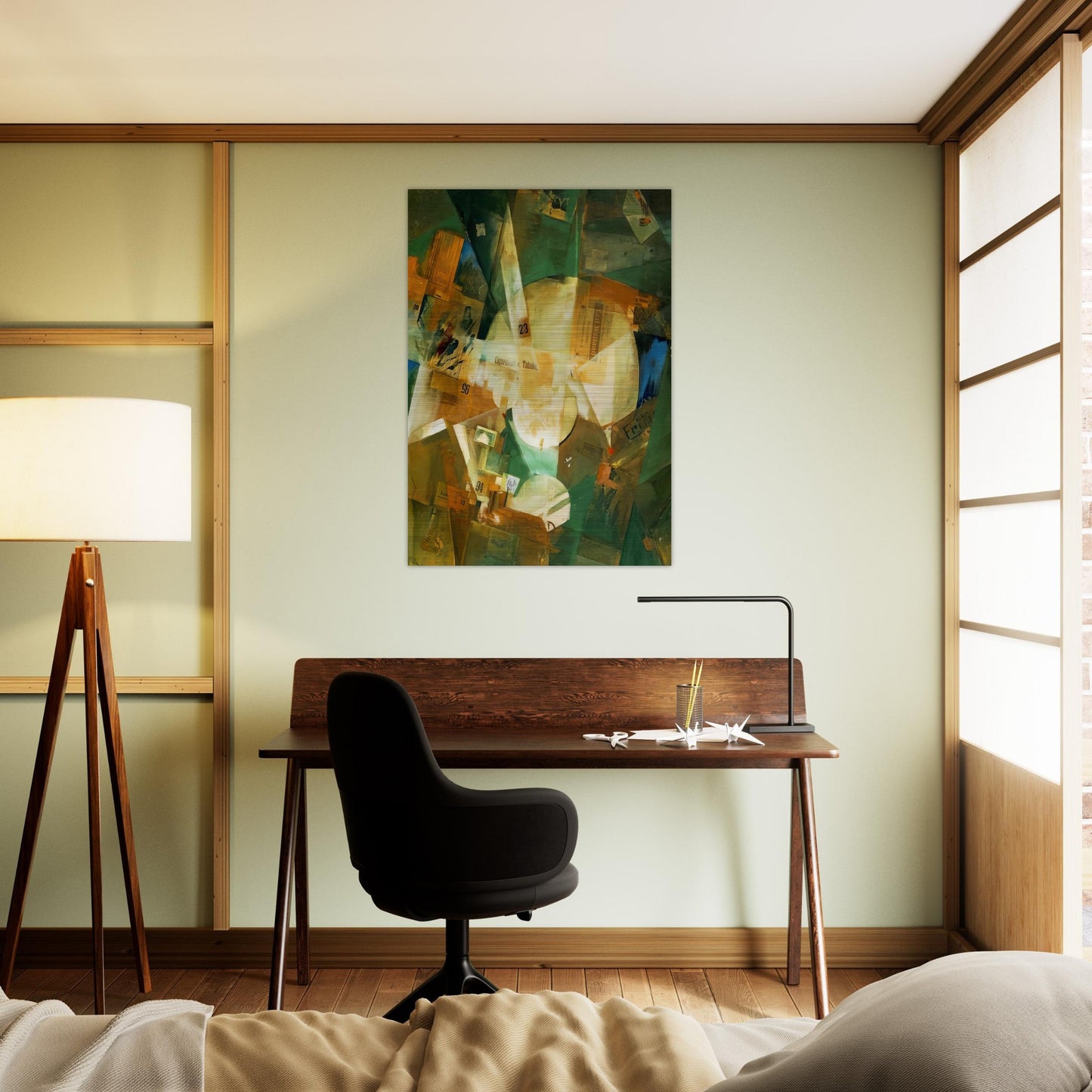 PICTURE WITH LIGHT CENTER 1919 - Kurt Schwitters Brushed Aluminum Print - 70x100 cm / 28x40 inches | Kurt Schwitters Aluminum Print | Kurt Schwitters Prints