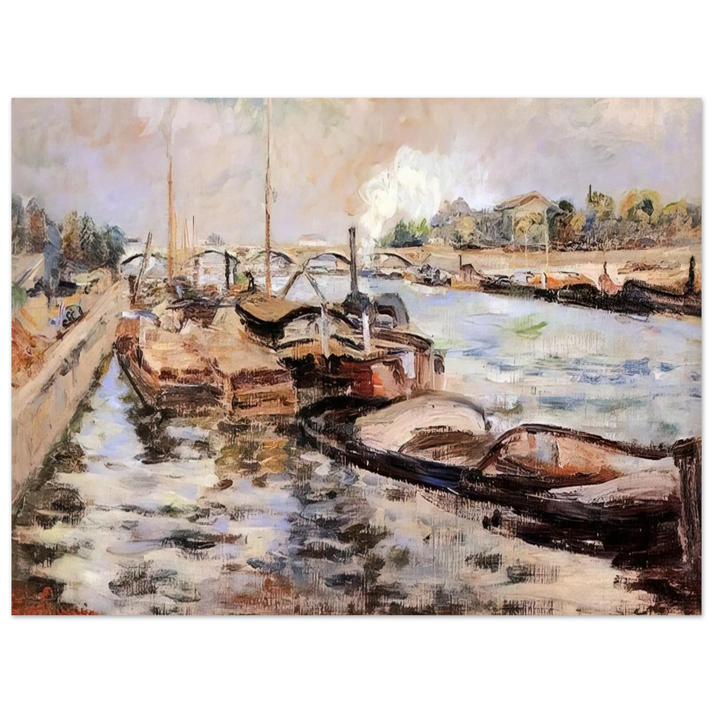 Armand Guillaumin - The Seine - 1867  75x100 cm / 30x40inches Fine Art Poster