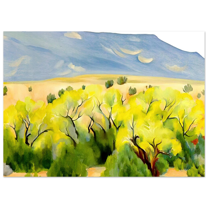 Georgia O'Keeffe - Cottonwood III Fine Art Poster