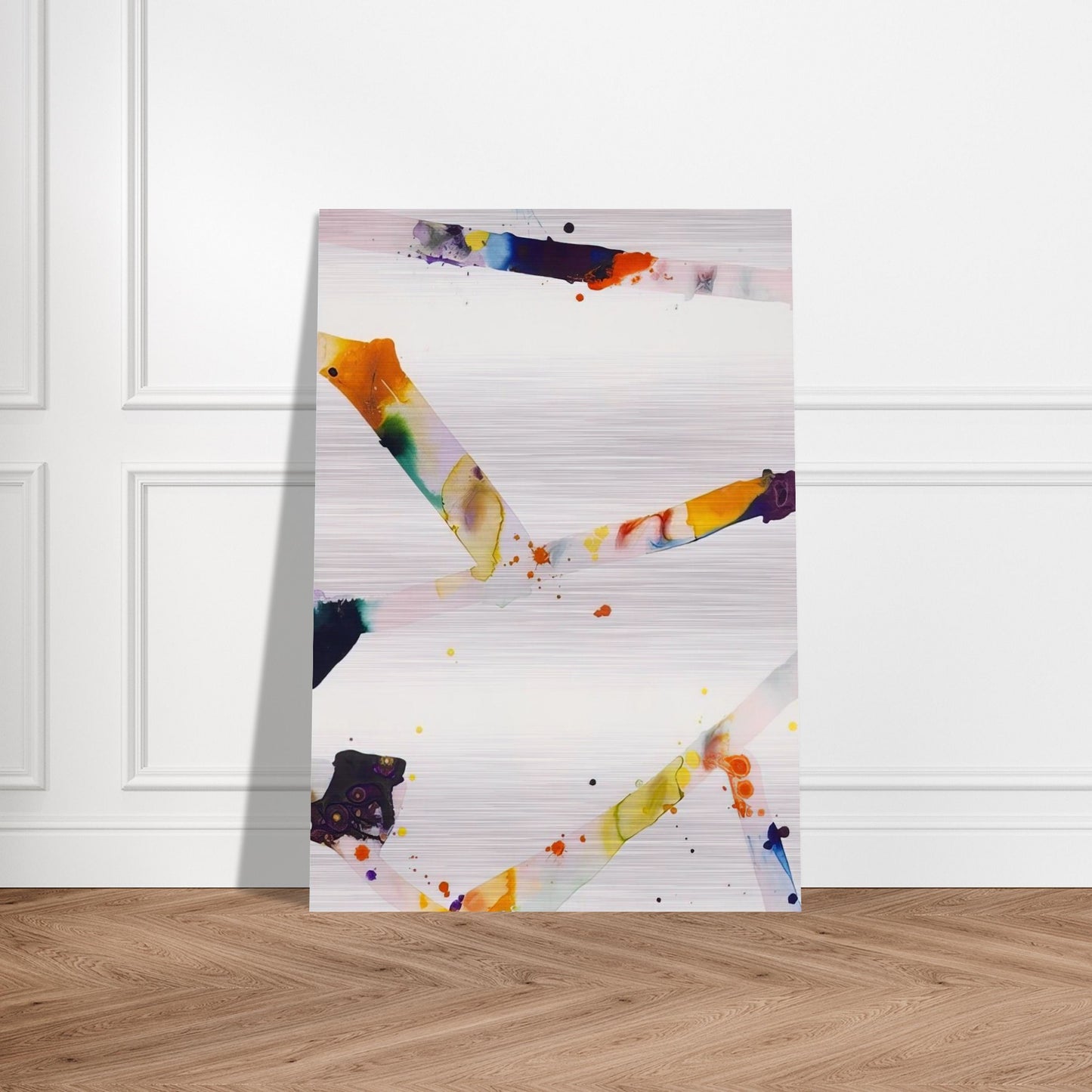 From Tokyo #3 - Sam Francis Brushed Aluminum Print - 70x100 cm / 28x40 inches | Sam Francis Aluminum Print | Sam Francis Prints