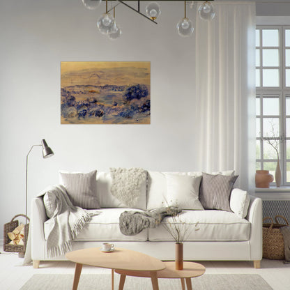 Guernsey Landscape - Pierre-Auguste Renoir Brushed Aluminum Print - 70x100 cm / 28x40 inches | Pierre-Auguste Renoir Aluminum Print | Pierre-Auguste Renoir Prints