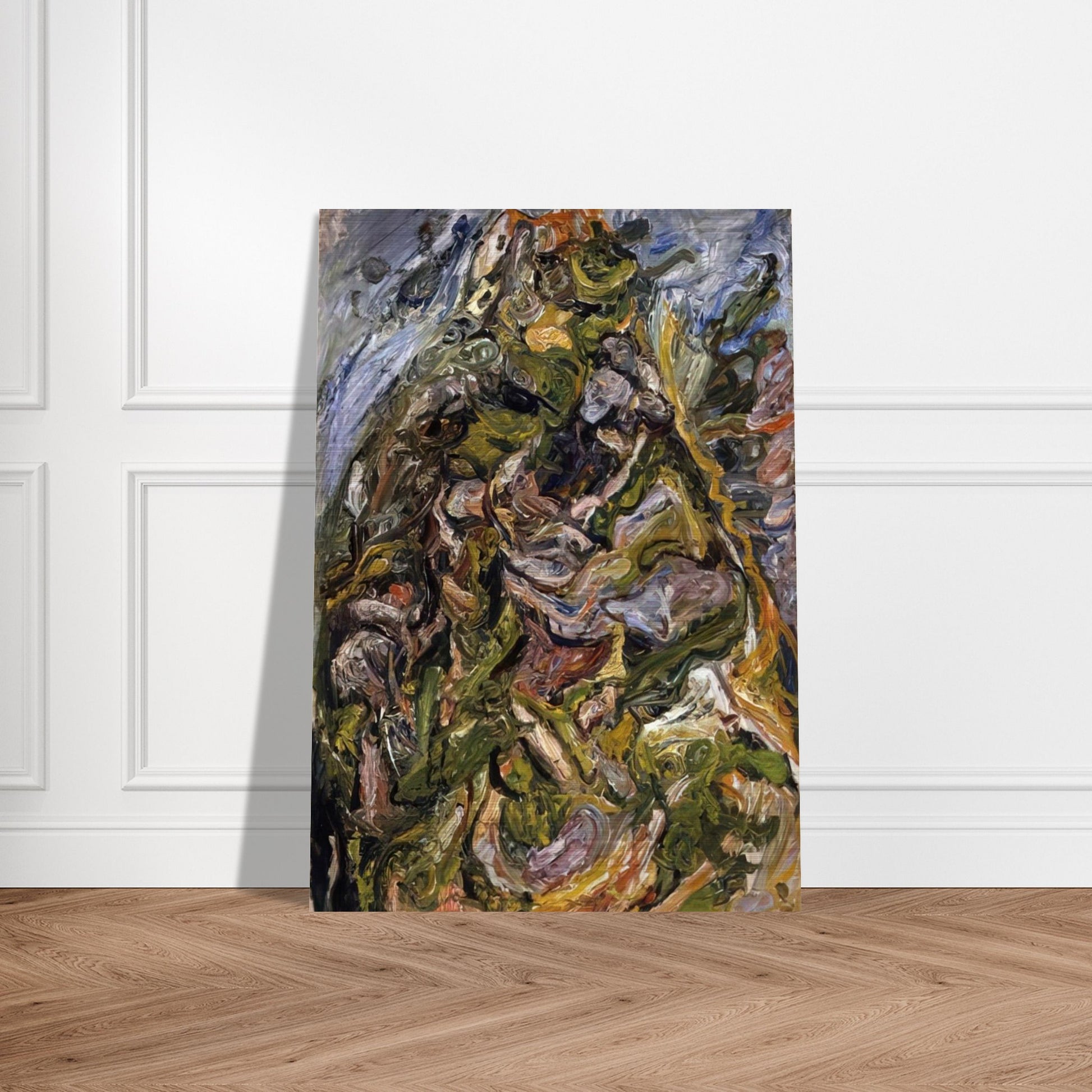 HILL AT CERET 1921 - Chaim Soutine Brushed Aluminum Print - 70x100 cm / 28x40 inches | Chaim Soutine Aluminum Print | Chaim Soutine Prints