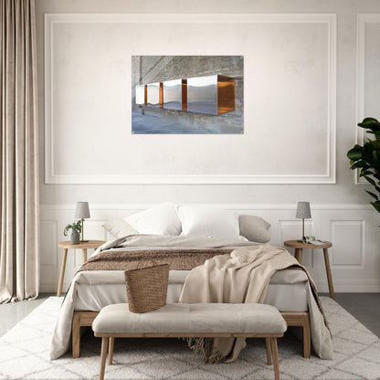 Untitled First Multi-Unit Work - 1966 - Donald Judd Acrylic Print - 70x100 cm / 28x40″ inches