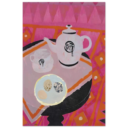 Chinese Teapot - 1989 - Mary Fedden Art Prints - 100x150 cm / 40x60″ inches | Mary Fedden Poster | Mary Fedden Prints