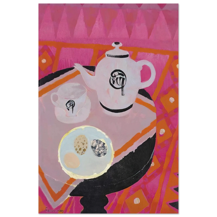 Chinese Teapot - 1989 - Mary Fedden Art Prints - 100x150 cm / 40x60″ inches | Mary Fedden Poster | Mary Fedden Prints
