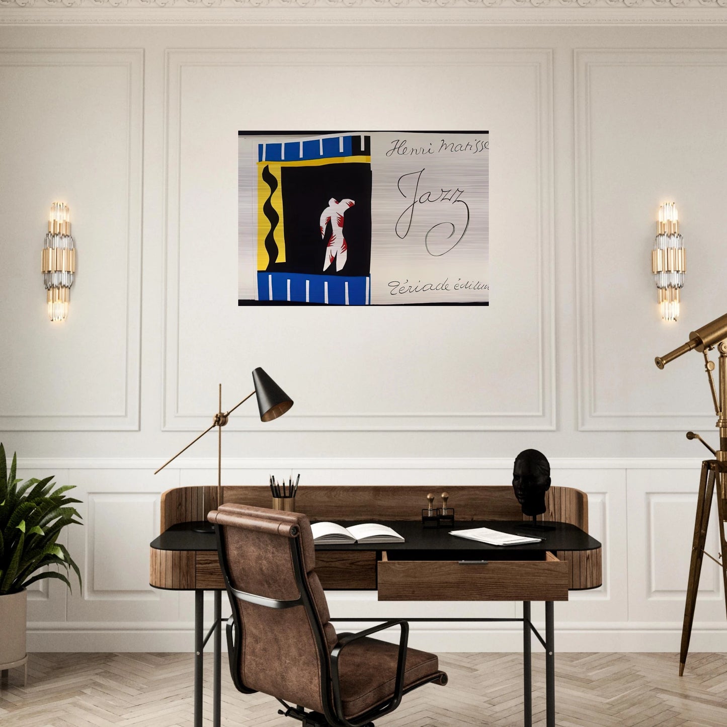JAZZ BOOK 1947 - Henri Matisse Brushed Aluminum Print - 70x100 cm / 28x40 inches | Henri Matisse Aluminum Print | Henri Matisse Prints