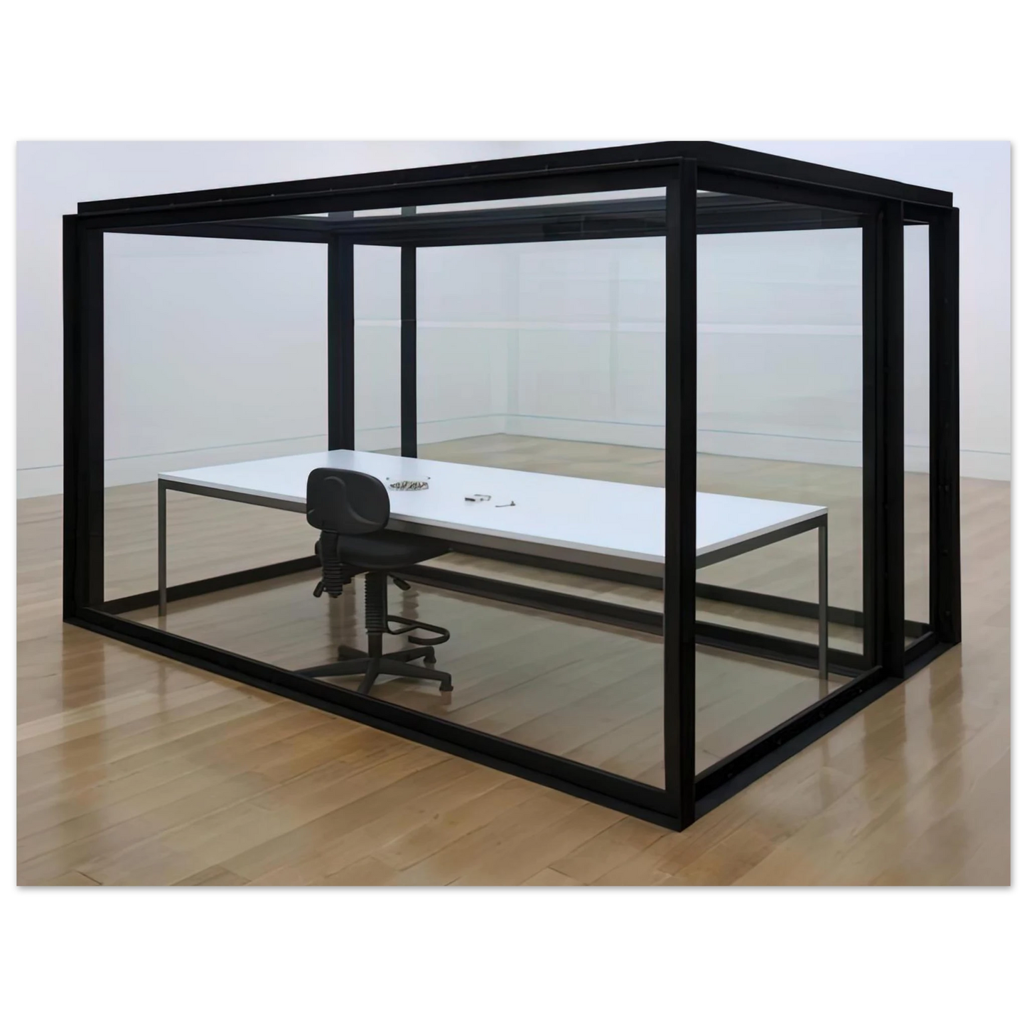 Damien Hirst - THE ACQUIRED INABILITY TO ESCAPE 1991  75x100 cm / 30x40inches Fine Art Poster