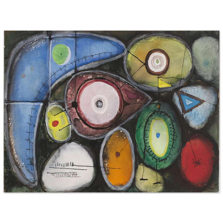 Richard Pousette-Dart - Untitled - 1946  75x100 cm / 30x40inches Fine Art Poster