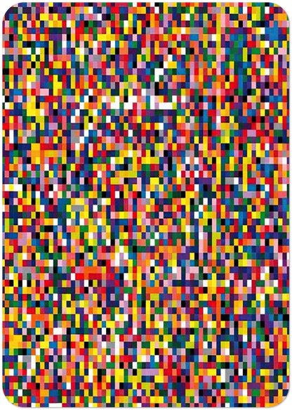 4900 COLOURS 2007 By Gerhard Richter Pack of 10 Post Cards | Gerhard Richter Post Cards | A6 (10.5 x 14.8 cm) - 4.1 x 5.8 inches
