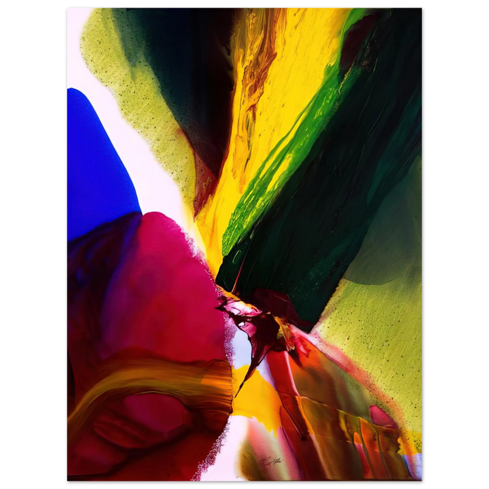 Paul Jenkins - Phenomena Phoenix Equinox - 2006  75x100 cm / 30x40inches Fine Art Poster