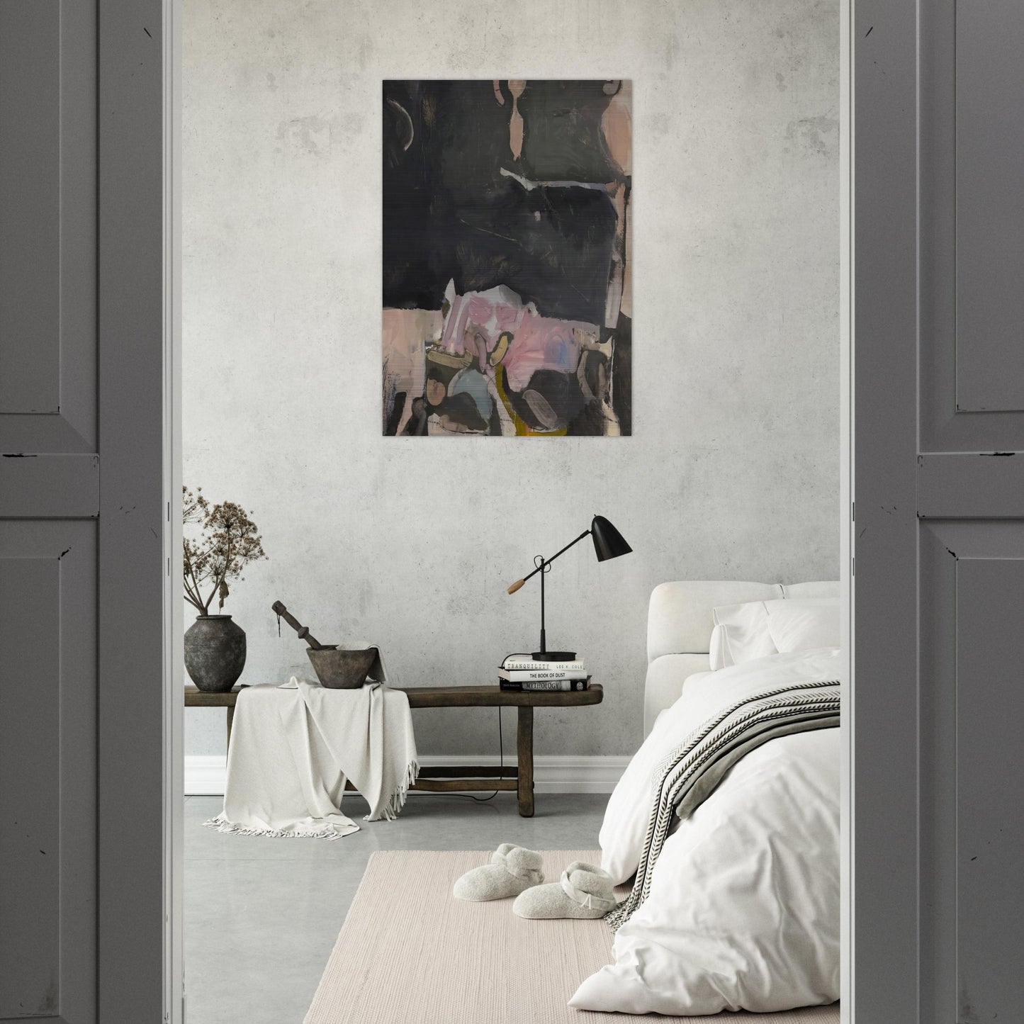 Berkeley #7 - Richard Diebenkorn Brushed Aluminum Print - 70x100 cm / 28x40 inches | Richard Diebenkorn Aluminum Print | Richard Diebenkorn Prints
