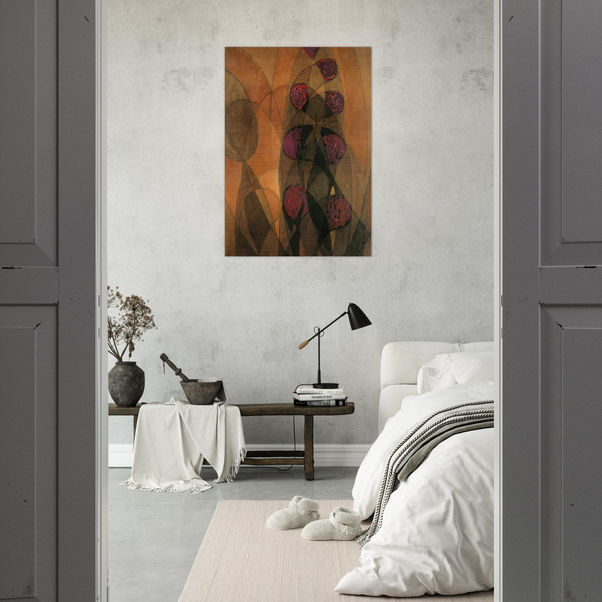 Warm Chromatics - Frantisek Kupka Brushed Aluminum Print - 70x100 cm / 28x40 inches | Frantisek Kupka Aluminum Print | Frantisek Kupka Prints