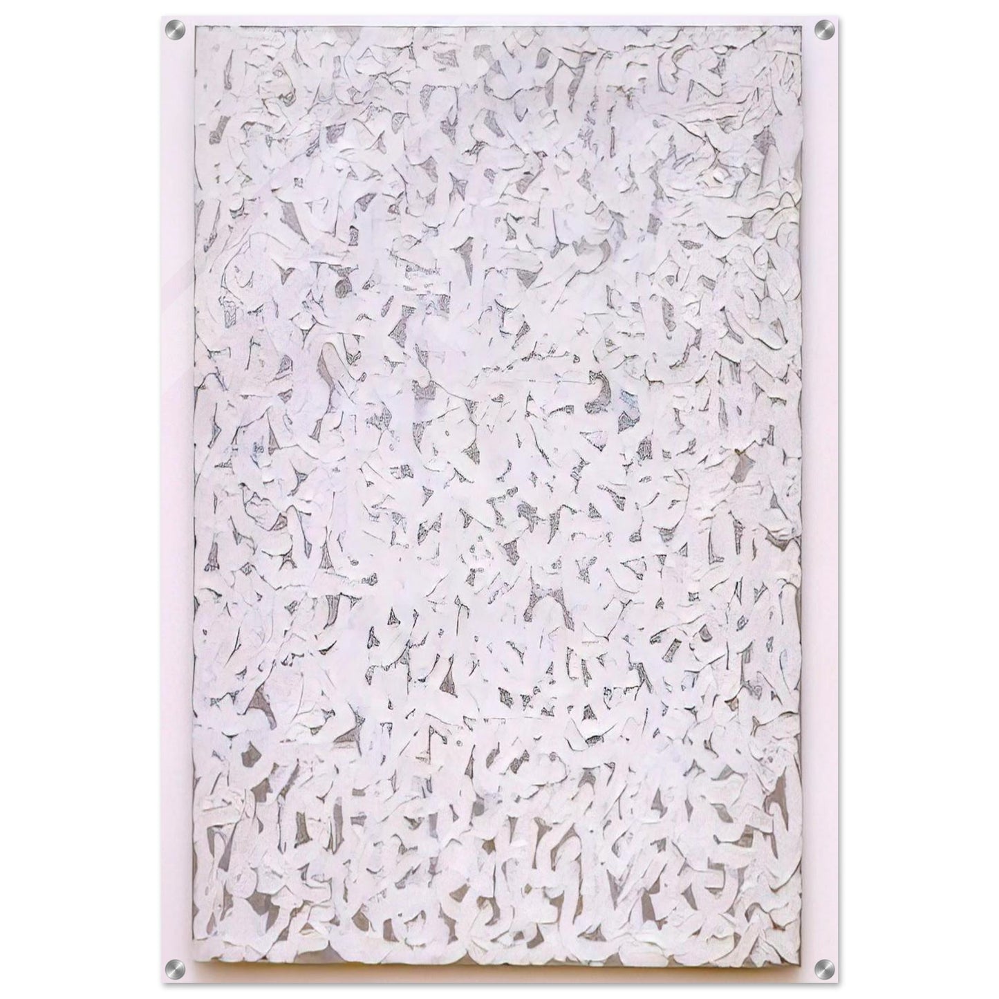 Points - 1963 - Robert Ryman Acrylic Print - 70x100 cm / 28x40″ inches | Robert Ryman Wall Art | Robert Ryman Prints