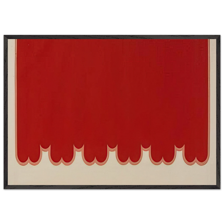 Interior - 1983 - Thomas Downing 70x100 cm / 28x40 inches Framed Art Print – Black Wooden Frame