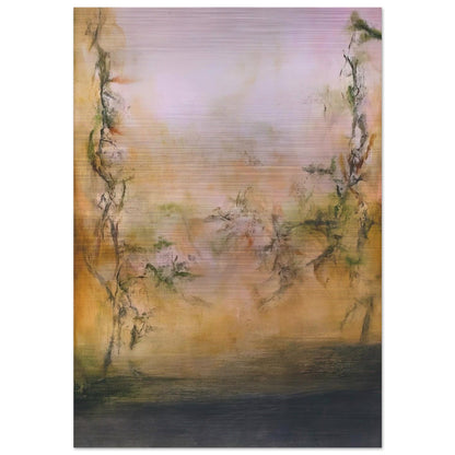 25 5 2001 2001 - Zao Wou-Ki Brushed Aluminum Print - 70x100 cm / 28x40 inches | Zao Wou-Ki Aluminum Print | Zao Wou-Ki Prints