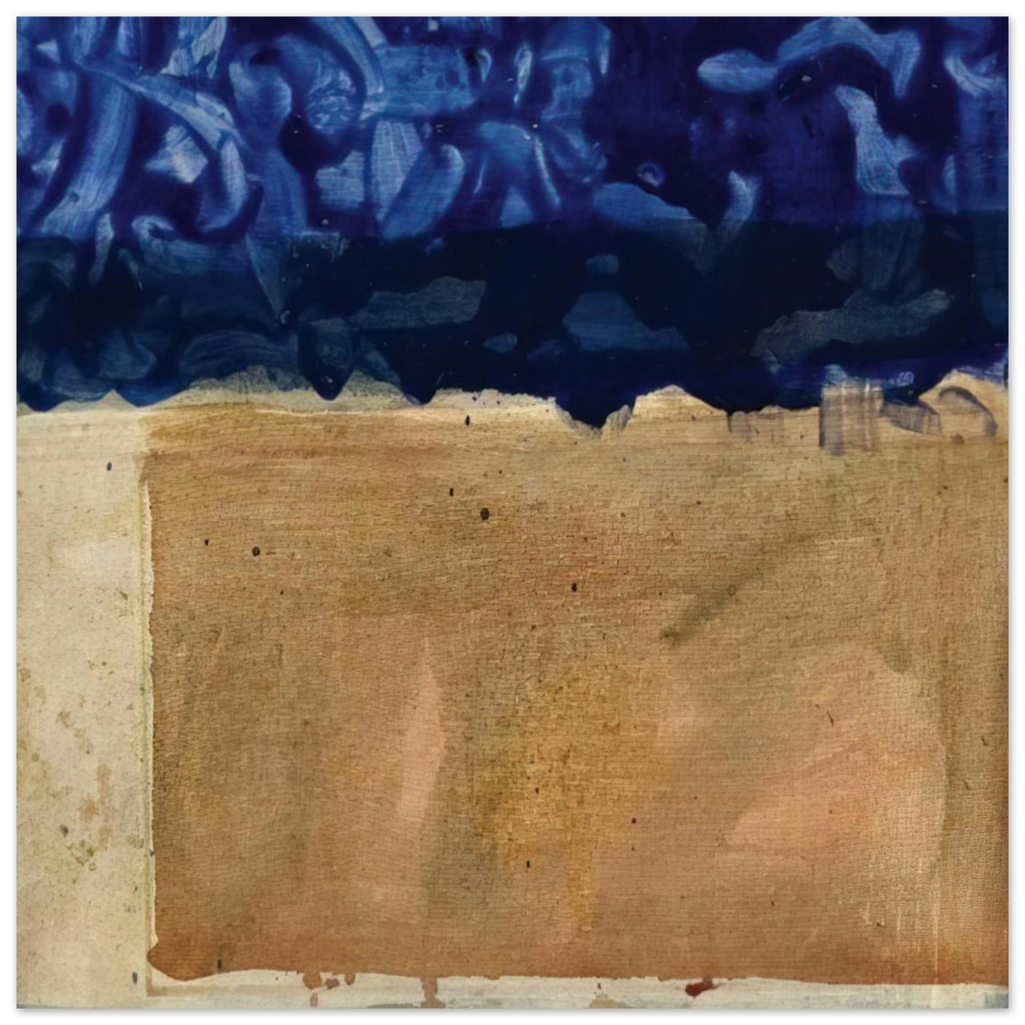Helen Frankenthaler - Shoreline - 1952 Wall art - 15x20 cm / 6x8 inches - Fine Art Poster-canvas - -