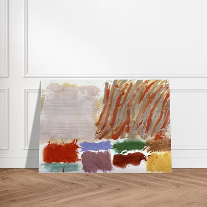 Orlando - 1980 - Albert Irvin Brushed Aluminum Print - 70x100 cm / 28x40 inches | Albert Irvin Aluminum Print | Albert Irvin Prints