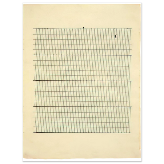 Agnes Martin - Aspiration  75x100 cm / 30x40inches Fine Art Poster