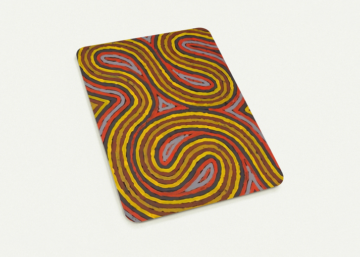 Narripi Worm Dreaming - 1997 By Clifford Possum Tjapaltjarri Pack of 10 Post Cards | Clifford Possum Tjapaltjarri Post Cards | A6 (10.5 x 14.8 cm) - 4.1 x 5.8 inches