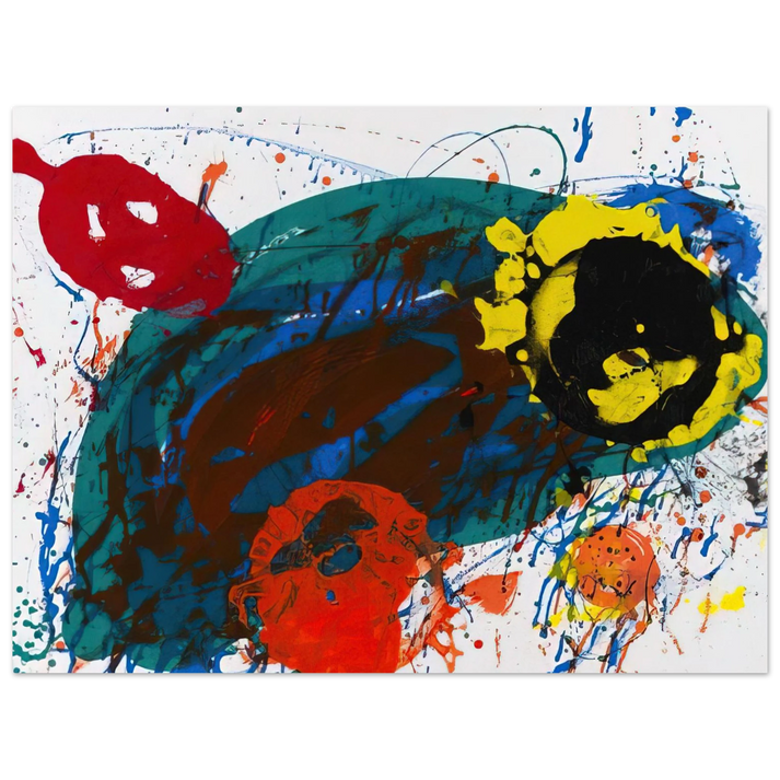 Sam Francis - For Thirteen  SFS-335   75x100 cm / 30x40inches Fine Art Poster