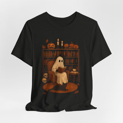 Vintage-Geisterbibliothek für Bücherliebhaber – Gruselig und stimmungsvoll für Halloween