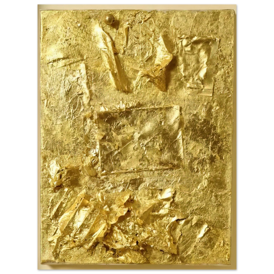 Robert Rauschenberg - UNTITLED GOLD PAINTING 1964  75x100 cm / 30x40inches Fine Art Poster
