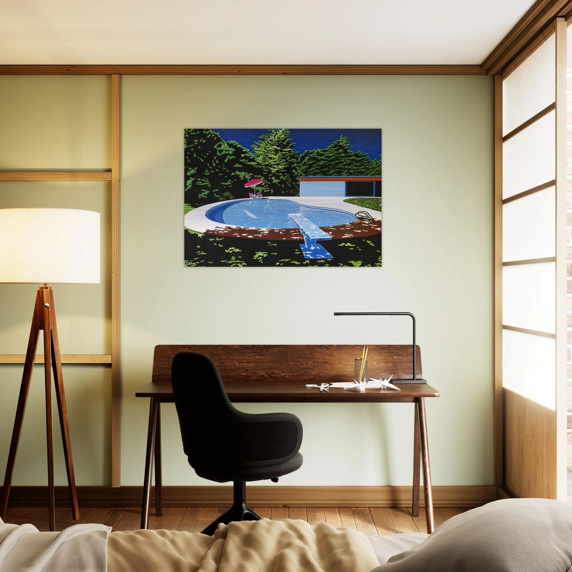 NIAGARA 07SH 944 - Hiroshi Nagai Brushed Aluminum Print - 70x100 cm / 28x40 inches | Hiroshi Nagai Aluminum Print | Hiroshi Nagai Prints