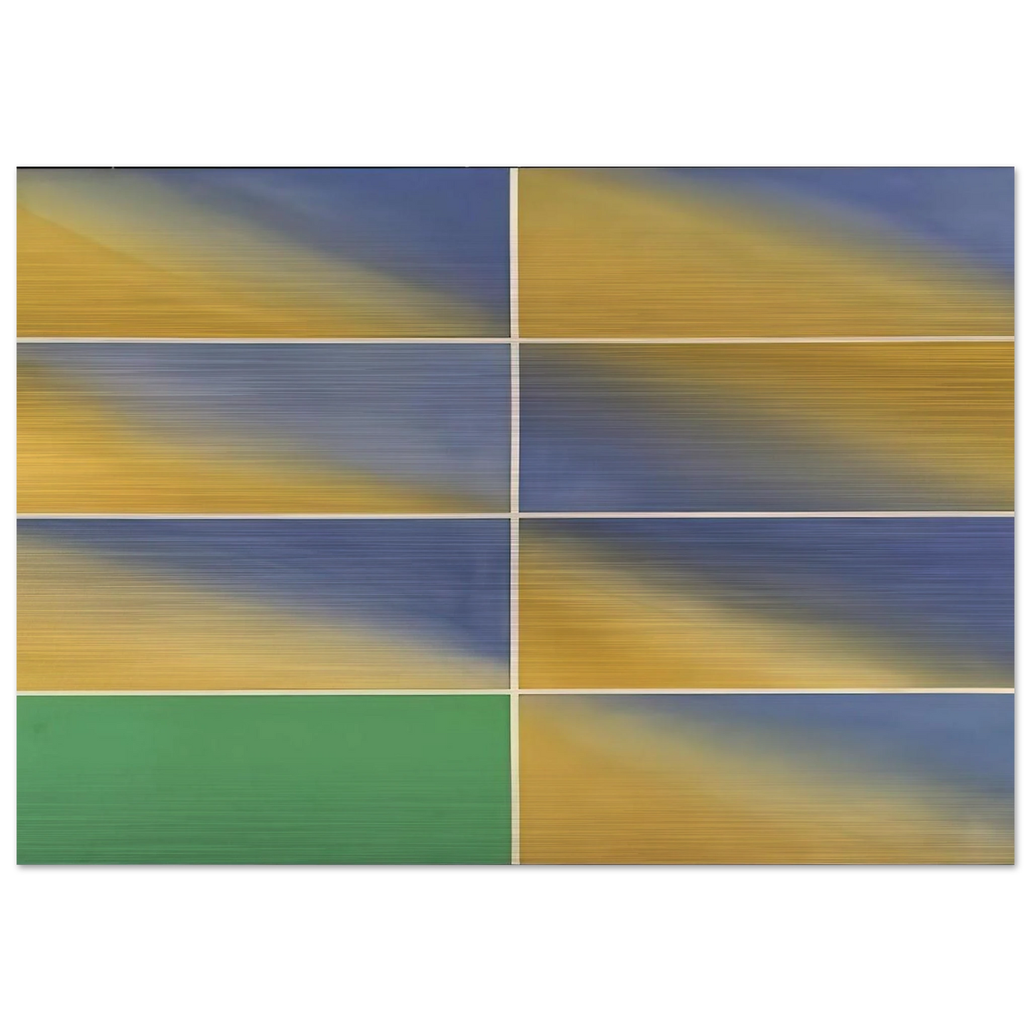 Cambridge Green - 1968 - Mark Lancaster Brushed Aluminum Print - 70x100 cm / 28x40 inches | Mark Lancaster Aluminum Print | Mark Lancaster Prints