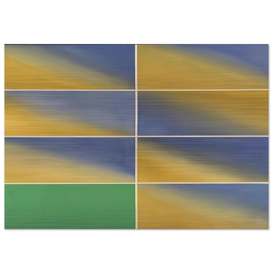 Cambridge Green - 1968 - Mark Lancaster Brushed Aluminum Print - 70x100 cm / 28x40 inches | Mark Lancaster Aluminum Print | Mark Lancaster Prints
