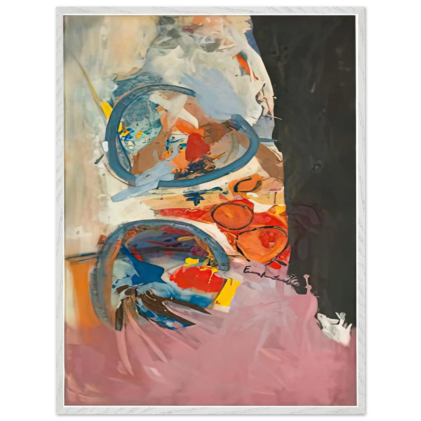 Helen Frankenthaler - Take Off, 1956- Wall Art - 28x40 inches / 70x70 cm - Canvas (Imperial)-canvas - -