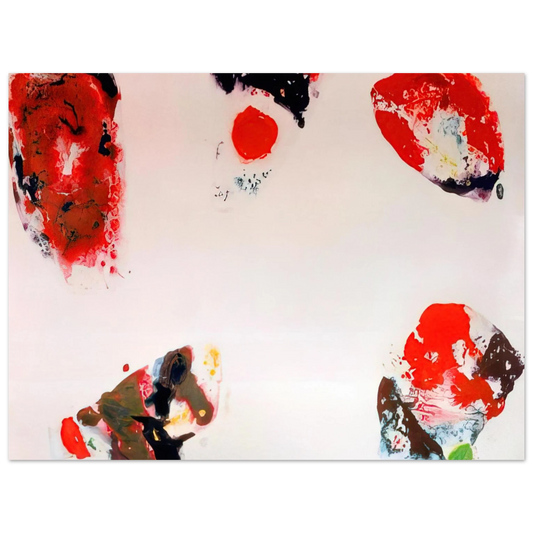 Sam Francis - Berlin Red  75x100 cm / 30x40inches Fine Art Poster