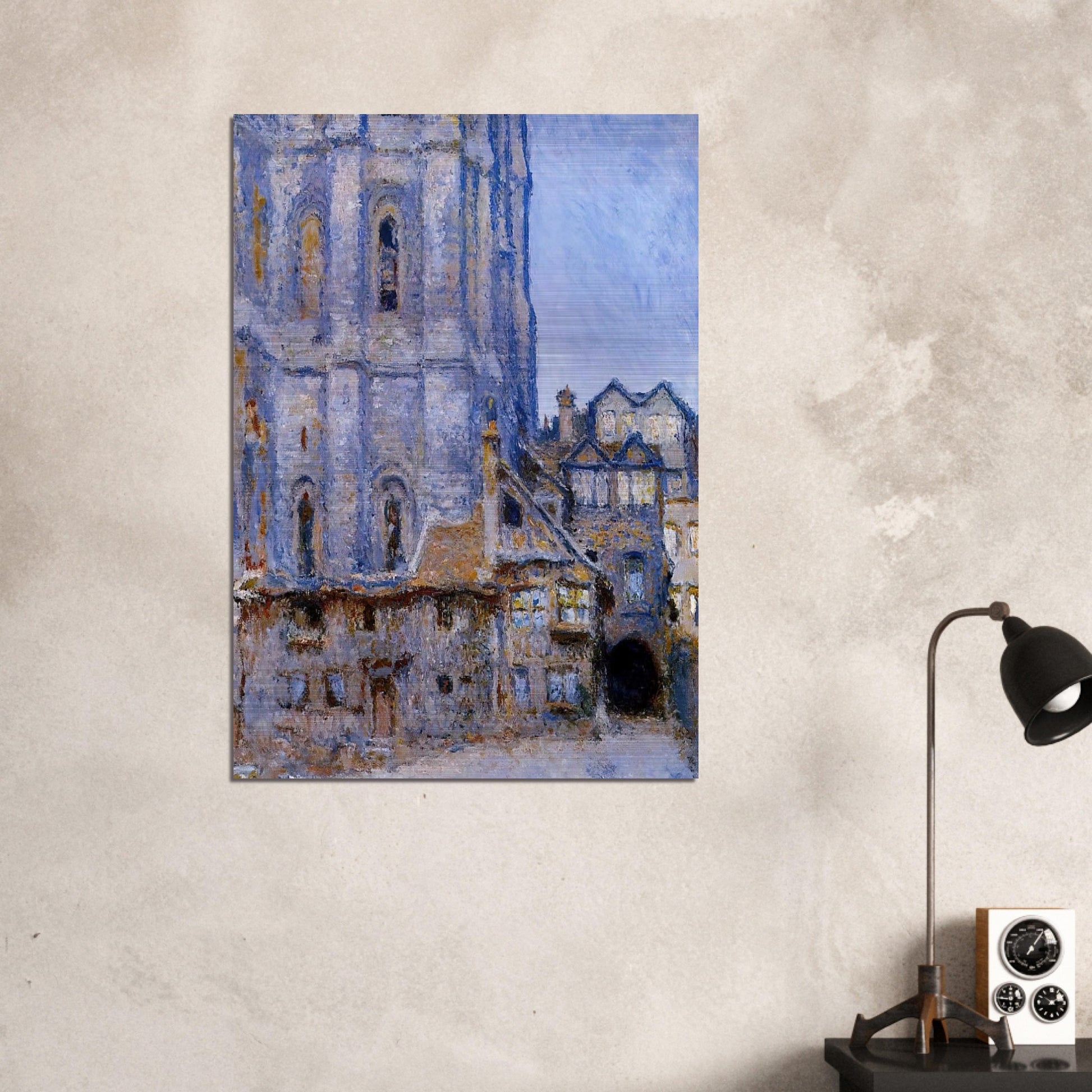 The Cour d'Albane - claude monet Brushed Aluminum Print - 70x100 cm / 28x40 inches | claude monet Aluminum Print | claude monet Prints
