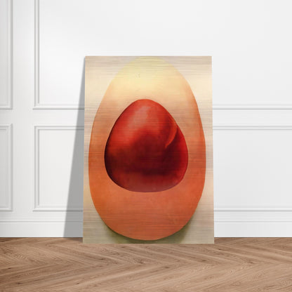 Red and Pink Rocks - Georgia O'Keeffe Brushed Aluminum Print - 70x100 cm / 28x40 inches | Georgia O'Keeffe Aluminum Print | Georgia O'Keeffe Prints