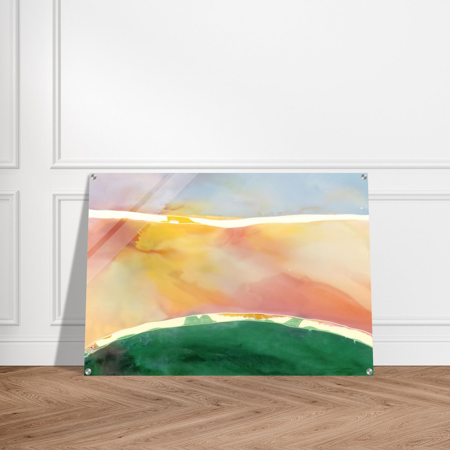 Bay Breeze - 1969 - Ronnie Landfield Acrylic Print - 70x100 cm / 28x40″ inches
