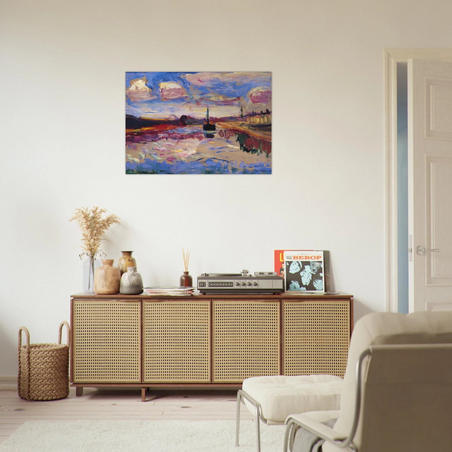CANAL DU MIDI 1899 - Henri Matisse Brushed Aluminum Print - 70x100 cm / 28x40 inches | Henri Matisse Aluminum Print | Henri Matisse Prints