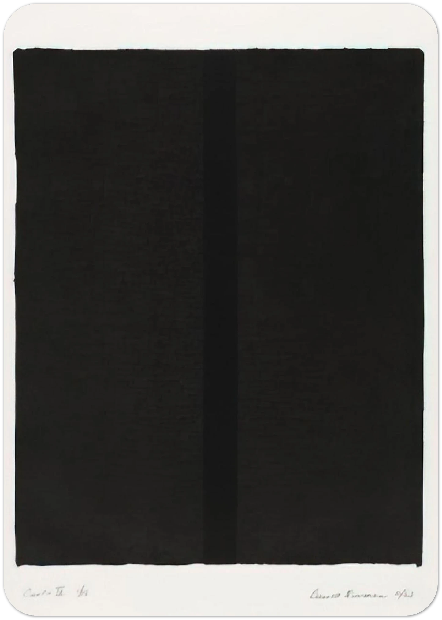 Canto IV By Barnett Newman Pack of 10 Post Cards | Barnett Newman Post Cards | A6 (10.5 x 14.8 cm) - 4.1 x 5.8 inches