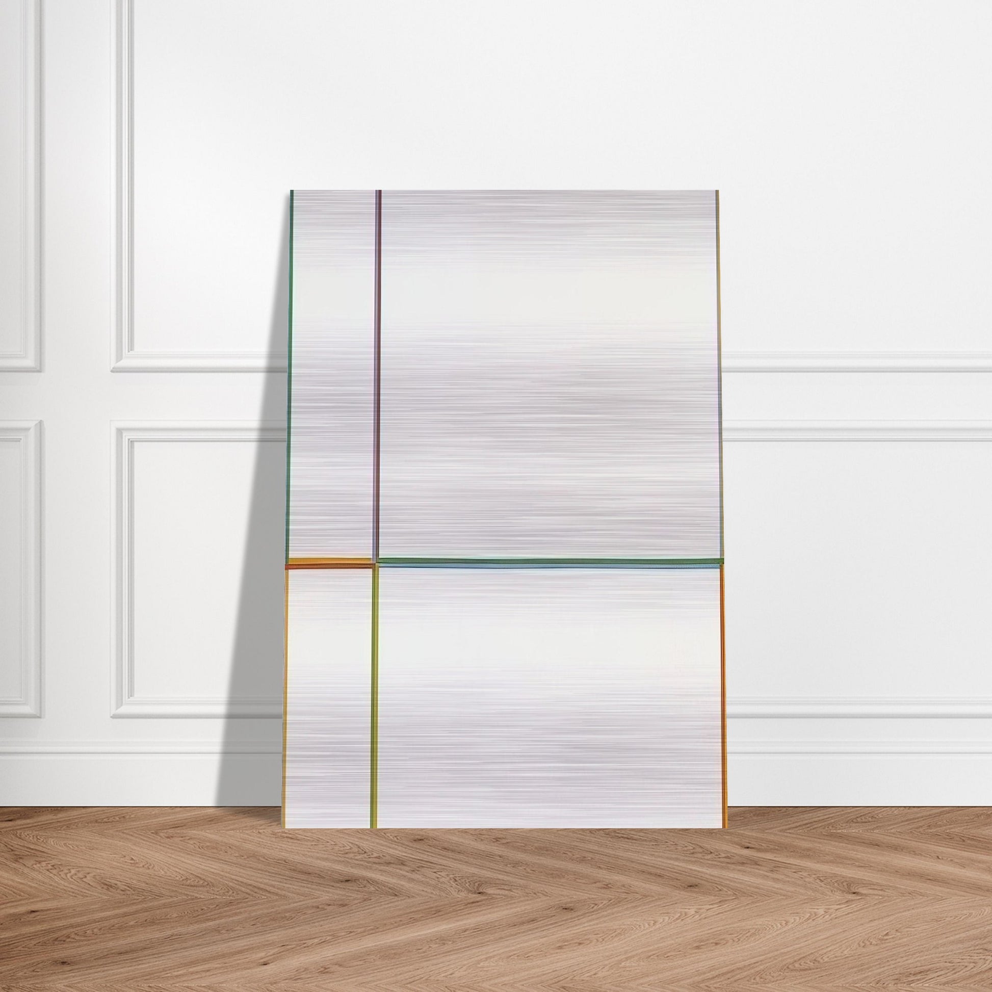Doppelfarben in the cross 1-2-3-4 - 1968 - Max Bill Brushed Aluminum Print - 70x100 cm / 28x40 inches | Max Bill Aluminum Print | Max Bill Prints
