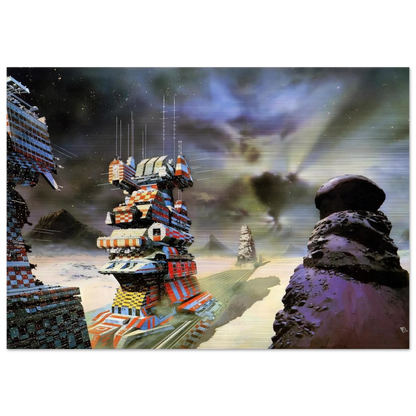 Chris Foss - Chris Foss Brushed Aluminum Print - 70x100 cm / 28x40 inches | Chris Foss Aluminum Print | Chris Foss Prints