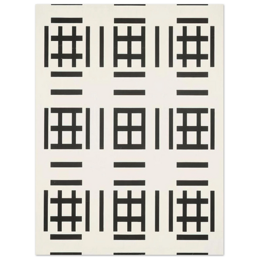 Francois Morellet - SÃƒÂ©rigraphie unique au monde - 1970  75x100 cm / 30x40inches Fine Art Poster