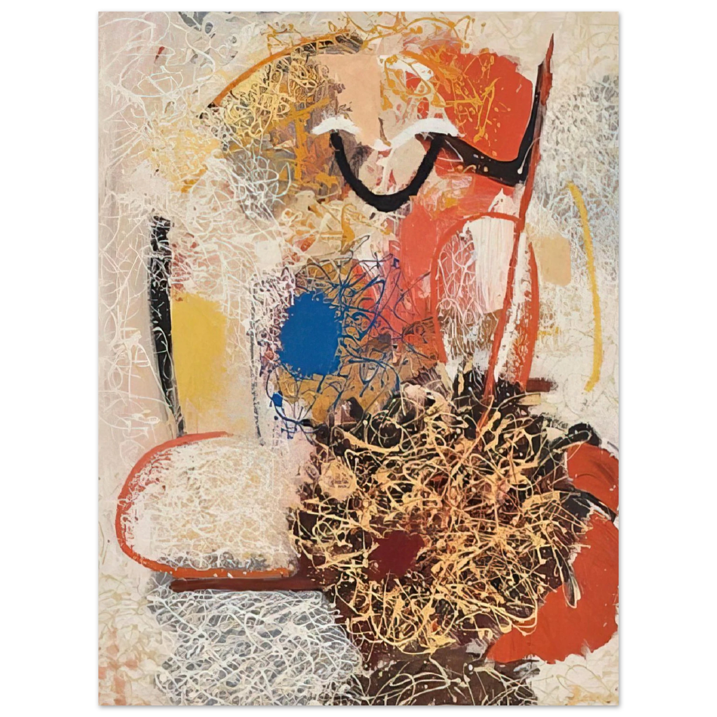 John Ferren - Untitled I - 1957  75x100 cm / 30x40inches Fine Art Poster