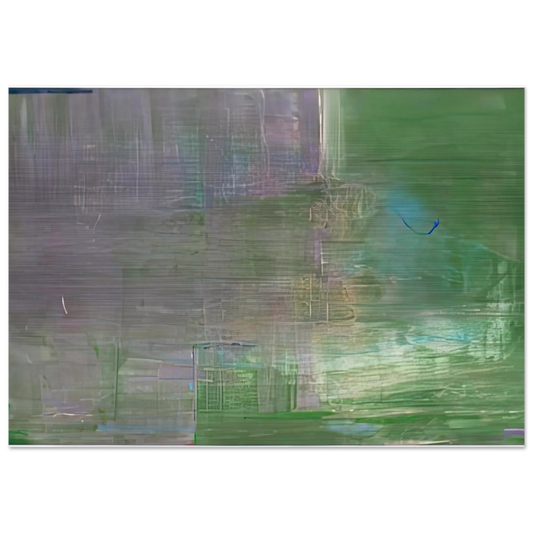 Claude's Message, 1976- - Helen Frankenthaler Brushed Aluminum Print - 70x100 cm / 28x40 inches | Helen Frankenthaler Aluminum Print | Helen Frankenthaler Prints